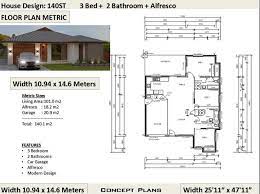 140 M2 1506 Sq Foot 3 Bedroom House Plan 140st Concept Etsy House Plans For Sale House Plans Bedroom House Plans