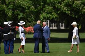 President Trump's surreal royal visit ...