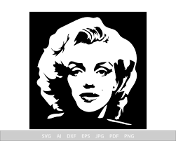 Marilyn monroe svg silhouette eps dxf ai files for cameo & cricut machine, sublimation print and cnc cutting machine. Marilyn Monroe Svg Woman Svg Files For Cricut Beautiful Dxf Etsy Photoshop Backgrounds Stencils For Wood Signs Illustration