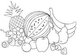 Frutas Para Colorear Dibujos Dibujos En Tela