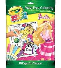 Color Wonder Coloring Pad Markers Barbie On Crayola Com Color Wonder Free Coloring Barbie Coloring