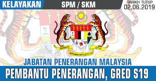 Pembantu penguat kuasa (lelaki / wanita) gred kp19. Jawatan Kosong Kerajaan 2019 Pembantu Penerangan Gred S19 Jawatan Kosong Terkini Negeri Sabah