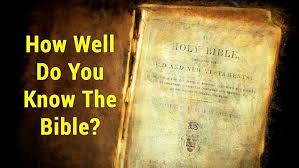 You'll be rewarded with a high score at the end. Bible Quiz How Well Do You Know The Bible