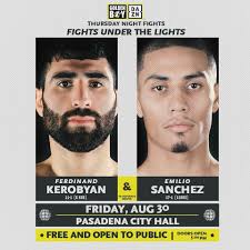 Live Combat Sport Schedule: 8/27