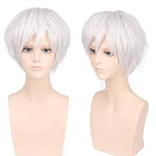 Here is our roundup of the best hairstyles and haircuts to try right now. Netgo Short Silver White Cosplay Wigs Short Fluffy Boy Male Full Anime Hair Wigs Wantitall