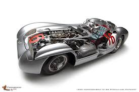 1955 Mercedes Benz W196 Streamliner Cutaway In 2020 Mercedes Benz Benz Futuristic Cars