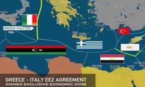 Bakan çavuşoğlu yunanistan'ın istediği kıyı haritasını gösterdi! Sisi Ratifies Egyptian Greek Maritime Demarcation Deal Egypttoday