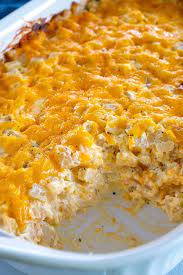 Bake for 20 minutes or until the chicken mixture is hot. Easy Cheesy Hashbrown Potato Casserole For A Crowd With Sour Cream Onions Chedd Potatoe Casserole Recipes Hash Brown Potato Casserole Cheesy Potato Casserole