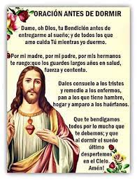 Cuando los fármacos no funcionan o simplemente no quieres llegar al punto de tener que medicarte para poder dormir, bien podrías realizar oraciones que, no solo te. Oracion Antes De Dormir El Mensajero De Dios Facebook