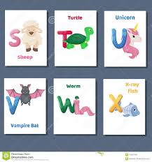 Whether it's a pet you have at home or a newborn at the zoo, we love to watch these little guys and girls explore the world. Alphabet Bedruckbare Flashcards Vector Sammlung Mit Buchstaben S T U V W X Zootiere Fur Englische Sprachbildung Vektor Abbildung Illustration Von Kind Lernen 120361492