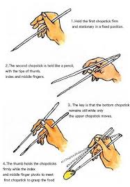 Place you chopsticks in the shape of a v once you've finished eating. How To Eat With Chopsticks How To Hold Chopsticks Chopsticks Dining Etiquette