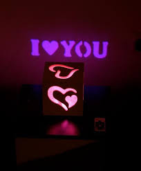 Custom Led Light Lamp Engraved Magic Box Romantic Gift Etsy Romantic Gift Led Light Lamp Magic Box
