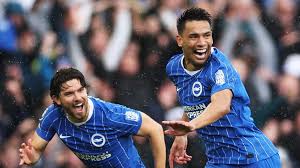 Gomez scores from halfway line as Brighton thrash Palace — BBC