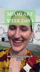 Day 1 at The New Art Dealers Alliance (NADA)! I will go in depth with  thoughts in later videos ♥️ #miamiartweek #artbasel #contemporaryart #nada  #newartdealersalliance