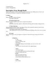 Creating rough draft outlines (i.e., an outline that serves as a precursor to the speech's rough draft—often helps organize and structure speakers' ideas into a cohesive and definitive topic. Rough Outline Essay Pdf