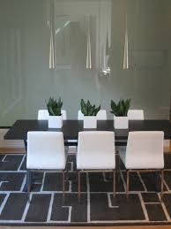 Hand knotted tibetan carpet making(tibetan knot). Tibetan Rug In Dining Room Contemporary Dining Room Portland Houzz