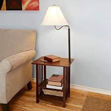 Amazon Com Night Table With Lamp Attached Living Room End Table Lamps Lamps Living Room End Table With Lamp