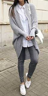 40 Adorable Winter Outfits Grey Leggings Outfit Outfits With Grey Cardigan Outfits With Leggings