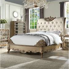 Rosdorf Park Chingford Tufted Solid Wood And Upholstered Sleigh Bed Wayfair In 2020 Upholstered Beds Bedroom Furniture Upholstered Sleigh Bed
