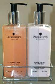 Pecksniff S England Set Hand Wash Body Lotion Ginger Flowers Pecksniff Body Lotion Lotion
