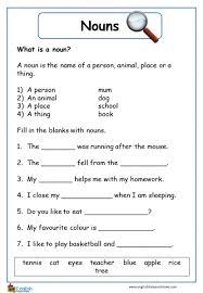 nouns english grammar worksheet english treasure trove