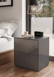 Check spelling or type a new query. Smart Pure Grey Gloss Bedside Chest 2 Drawers With Hidden Wireless Phone Charging Bedside Tables
