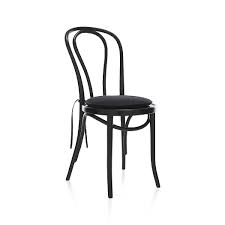 Shop Vienna Black Wood Dining Chair This Timeless Curvaceous Classic Is Both Incredibly Strong And Blue Chairs Living Room Black Side Chair Chair Cushions