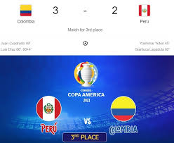 The copa america 2021 is back in action with another important game this weekend as colombia lock horns with peru in a battle for third place at the tournament. Ttgpuour Bn6km