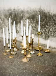 Inspired Simple Wedding Shoot 08 Ruffled Wedding Decorations Candle Sticks Wedding Wedding Centerpieces