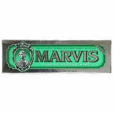 Der intensive frischekick dieser zahnpasta bleibt ganz pur. Marvis Zahnpasta Classic Strong Mint 75ml Gunstig Kaufen Ebay