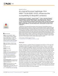 René monterubio & omar landa) and more. Pdf An Original Eurasian Haplotype Hla Drb1 14 54 Dqb1 05 03 Influences The Susceptibility To Idiopathic Achalasia