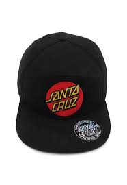Bone Santa Cruz Snapback Dot Preto Compre Agora Dafiti Brasil