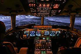 Night Flight By Jens Juengling 500px Cockpit Night Flight Flight Deck