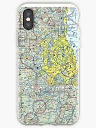 Chicago Sectional Aeronautical Chart Iphone Case By Realpilotdesign