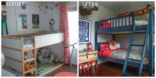 What to do with books and toys. Camping Themed Kid S Bedroom Makeover Little Boy Bedroom Decorating Idea