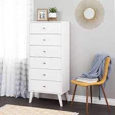 4.8 из 5 звездоч., исходя из 5 оценки(ок) товара(5). 6 Drawer Milo Mid Century Modern Tall Chest White Prepac Target