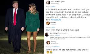 The american pants association warns about low quality pants made by ivanka trump industries in china, smuggled into the usa through mexico, inside my pillows. Melania Trump S Nude Colored Leather Pants Confuse Fans Daily Mail Online