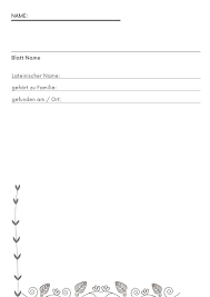 Herbarium vorlage word | herbarium deckblatt word babiesin sheep sclothing. Herbarium Gestalten Vorlage Anleitung Kinder Diy Trends