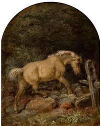 The mission of the american buckskin registry association is to collect, record, and peserve the pedigrees of buckskin, dun, red dun and grulla horses, mules, ponies and minis. Johannes S Oertel A Buckskin Horse In The Forest 1858 Mutualart