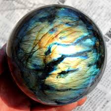 200g Natural Blue Labradorite Crystal Sphere Ball Orb Gem Stone Labradorite Crystal Crystal Sphere Stones And Crystals