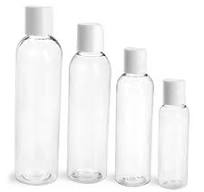 Plastic Massage Oil Bottles, Bath and Body Containers