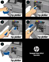 The printer technician will be able to walk you through t… read more. Replacing Ink Cartridges On Your Designjet T120 And T520 Hp Plotter