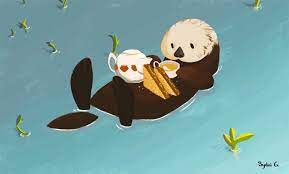 Accio My Dream World Otter Illustration Otter Art Cute Art
