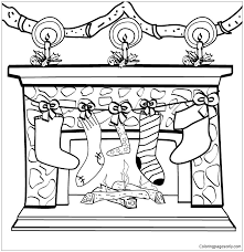 Cool coloring pages in a variety of styles including free christmas chimney coloring page printable. Empty Stockings By The Chimney Coloring Pages Christmas Coloring Pages Coloring Pages For Kids And Adults