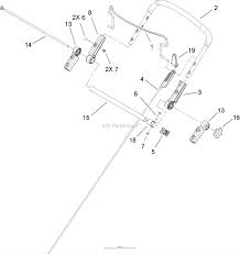 For tecumseh 640350 640303 36905 j19lm. Lawn Boy 10683 Insight Lawn Mower 2007 Sn 270000001 270999999 Parts Diagram For Upper Handle Assembly