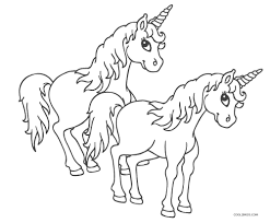 Printable unicorn coloring pages drawing easy. Coloring Pages For Kids Unicorn Drawing With Crayons
