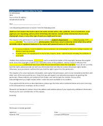I request you to kindly take my request for consideration and allow me a space in the parking garage as soon as you can. 13 Permission Request Letter Pdf Free Premium Templates