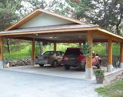 I Ve Always Appreciated The Simplicity Of This Simple Log Post And Beam Carport I Designed Many Years Ago Loghome L Carport Designs Carport Aluminum Carport