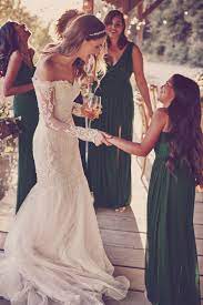 Into The Wild Formal Outdoor Wedding Lookbook David S Bridal Blog Ball Gowns Wedding Sweetheart Wedding Dress Green Bridesmaid Dresses