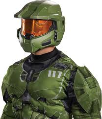 To unlock the scout helmet armor, unlock the used car salesman achievement. Disguise Master Chief Full Helmet Costume Mask Green One Size Amazon Co Uk Clothing